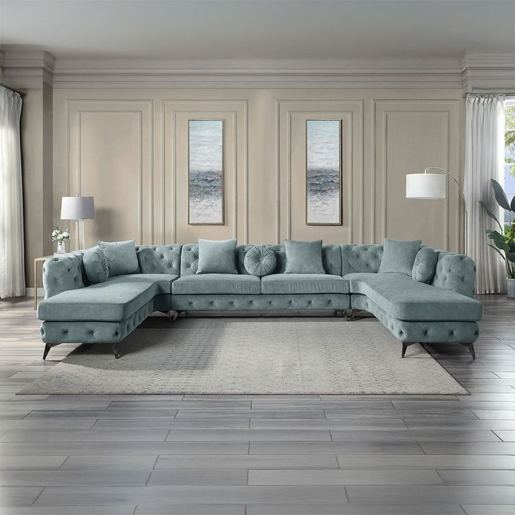 Atronia Dusty Blue 76" Sofa