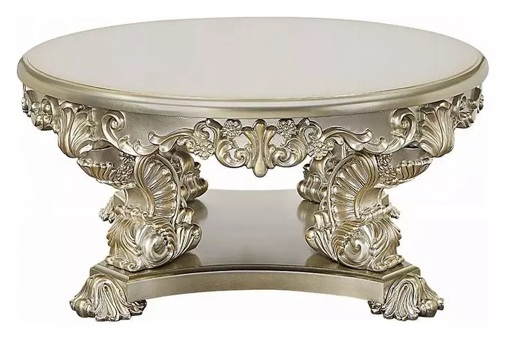 Sorina Antique Gold Round Cocktail Table