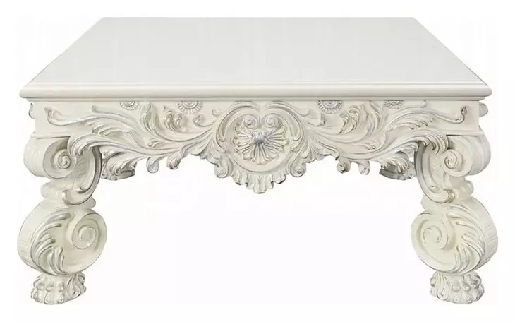 Adara Antique White Square Cocktail Table
