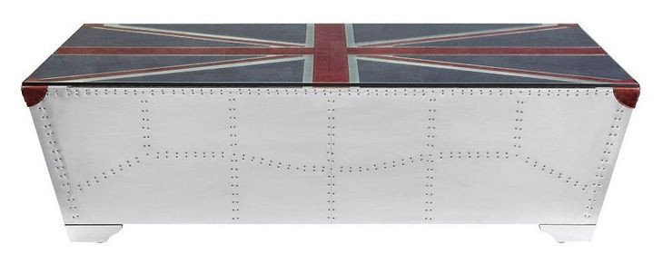 Brancaster Silver Rectangular Glass Top Coffee Table