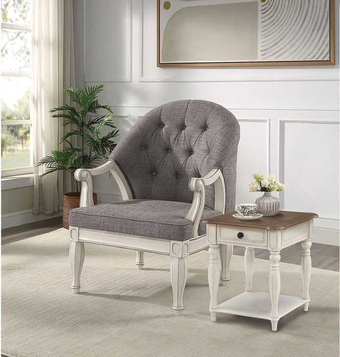 Florian Gray Upholstered Accent Chair