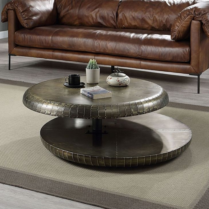Brancaster Bronze Round Coffee Table
