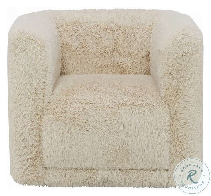 Upendo Beige Yakety Yak Sand Chair with Swivel
