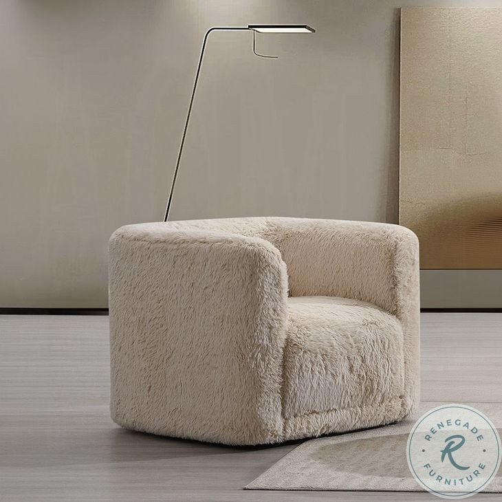 Upendo Beige Yakety Yak Sand Chair with Swivel
