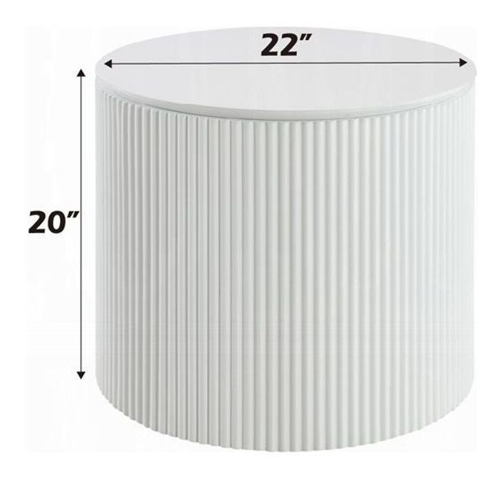 Dyllan White Occassional Table Set