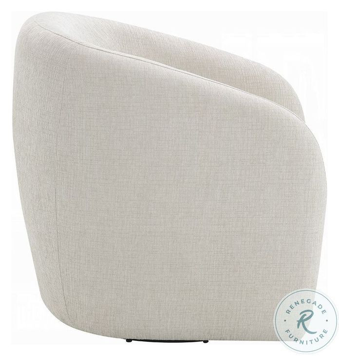 Etienne Beige Linen Living Room Set with 3 Pillows