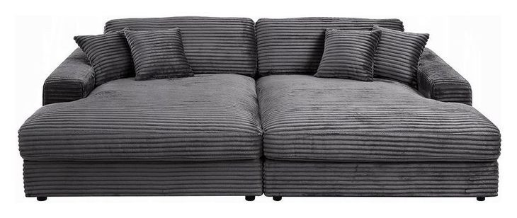 Hilde Dark Gray Modular Sectional with Pillow From Acme Furniture