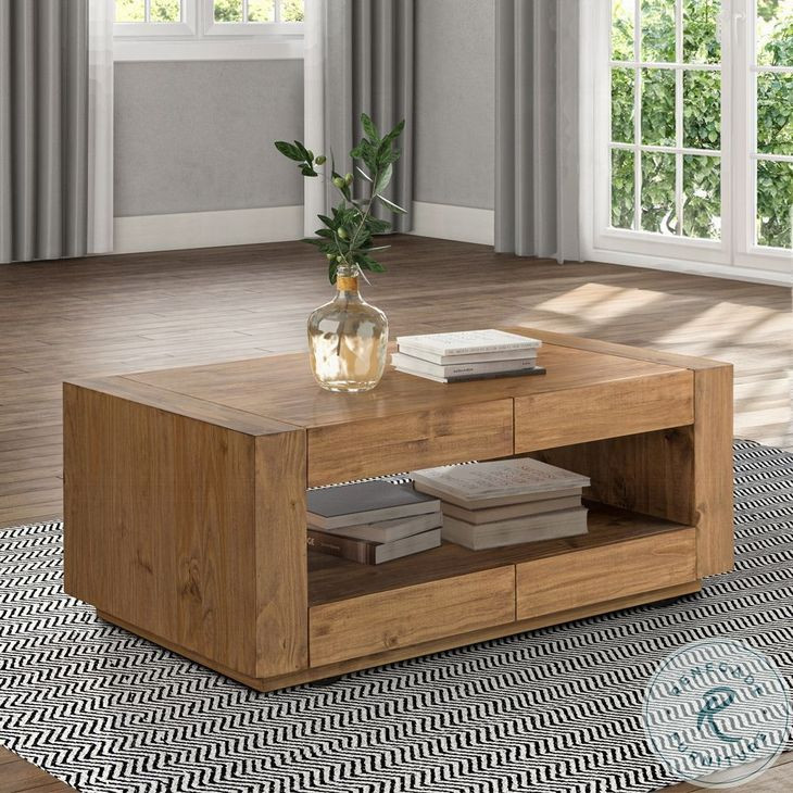 Harlan Oak Rectangular Occassional Table Set