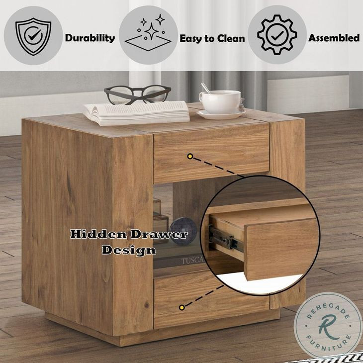 Harlan Oak Rectangular Rectangular End Table