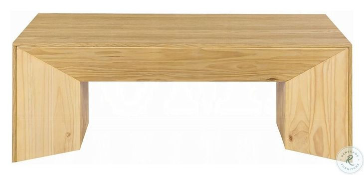 Harold Natural Oak Rectangular Coffee Table