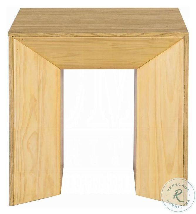 Harold Natural Oak Square End Table
