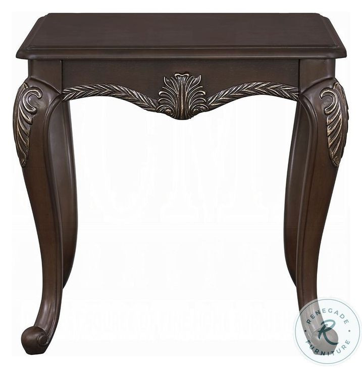 Pierce Cherry Rectangular End Table