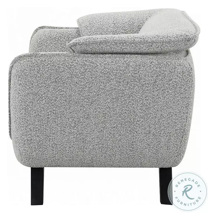 Nayeli Light Gray Boucle Living Room Set