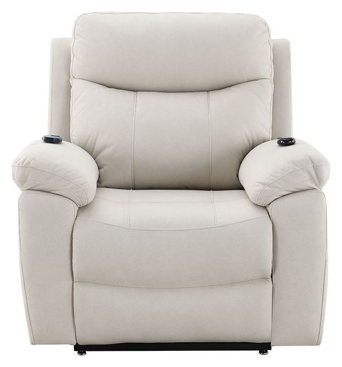 Chriki Beige Power Lift Recliner with Heating and Massage