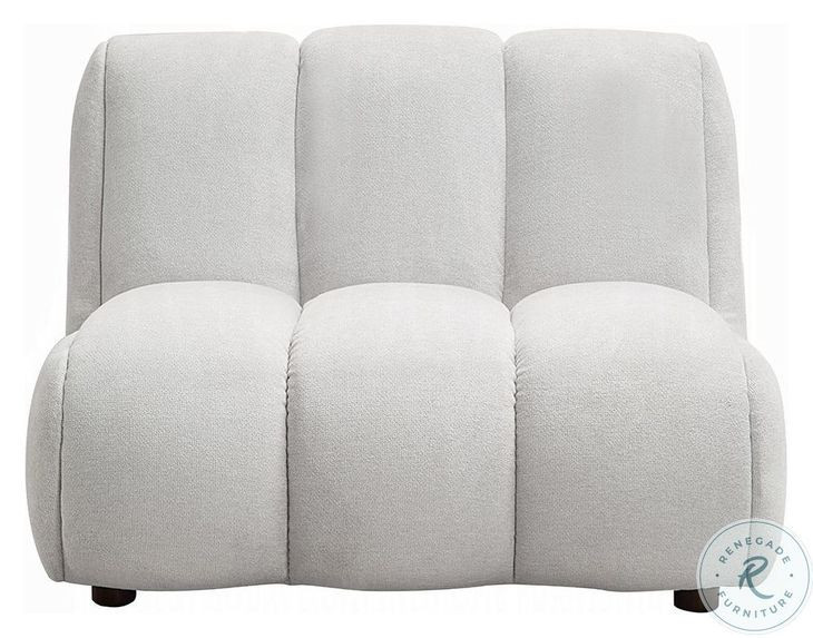 Manilla Ivory White Linen Chair