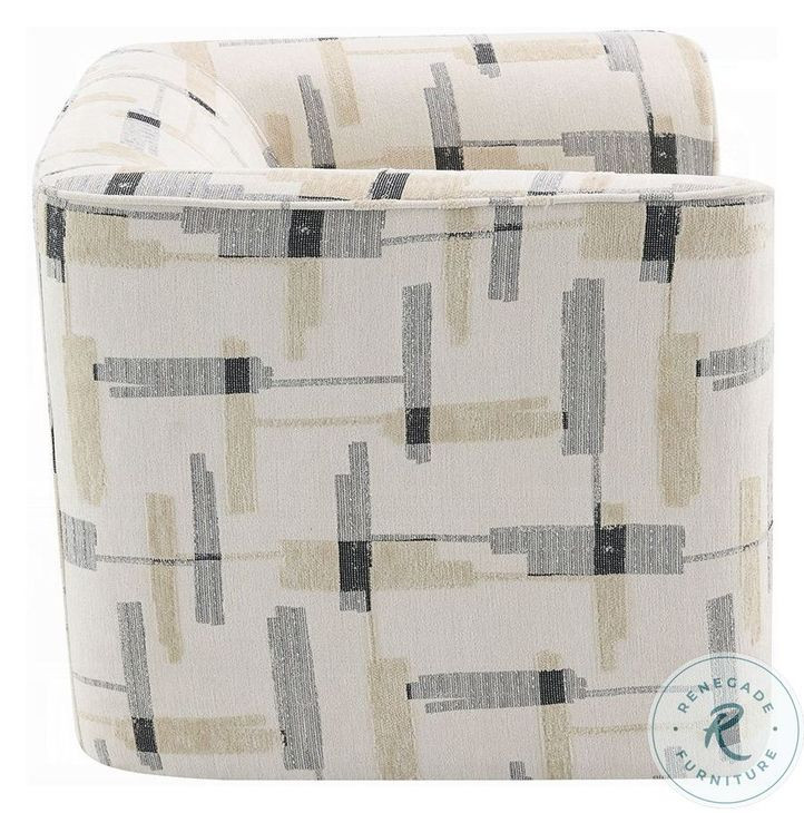 Darya Brown Suede Fabric Living Room Set with 4 Pillows