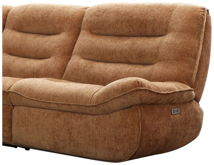 Emmy Orange Modular Zero Gravity Power Reclining Sectional with USB Charging