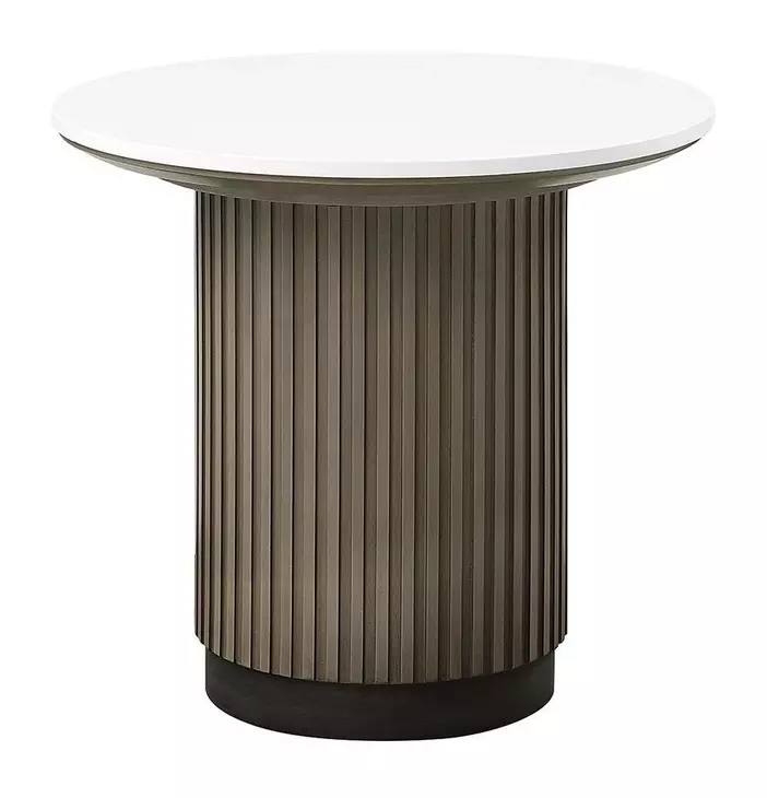 Clayten Light Oak Square End Table