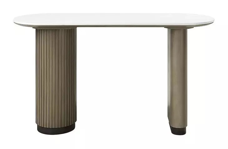 Clayten Light Oak Rectangular Sofa Table