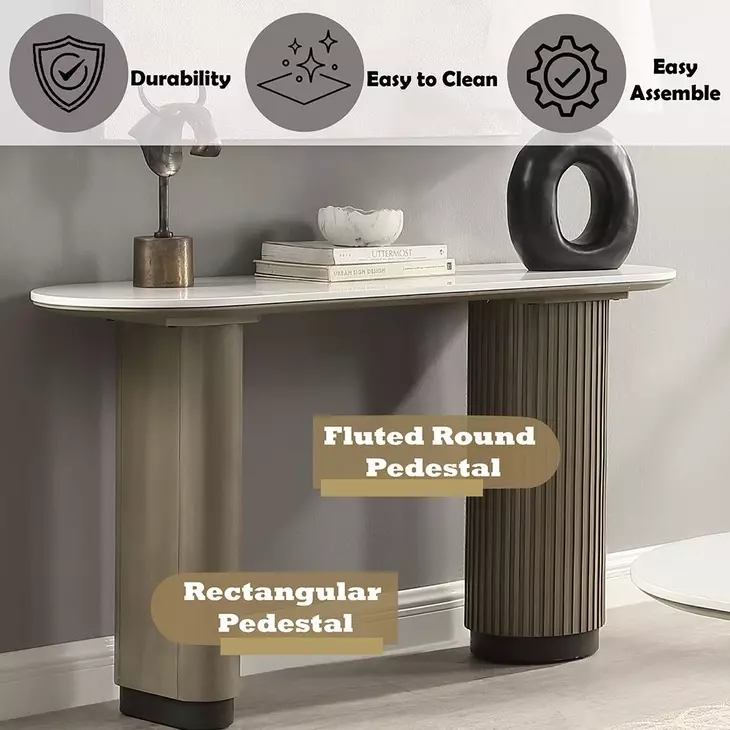 Clayten Light Oak Rectangular Sofa Table