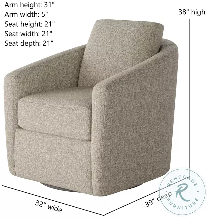 Daisey Marble Swivel Glider Recliner