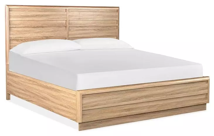 Brentwood Heights Provincial Brown King Panel Bed