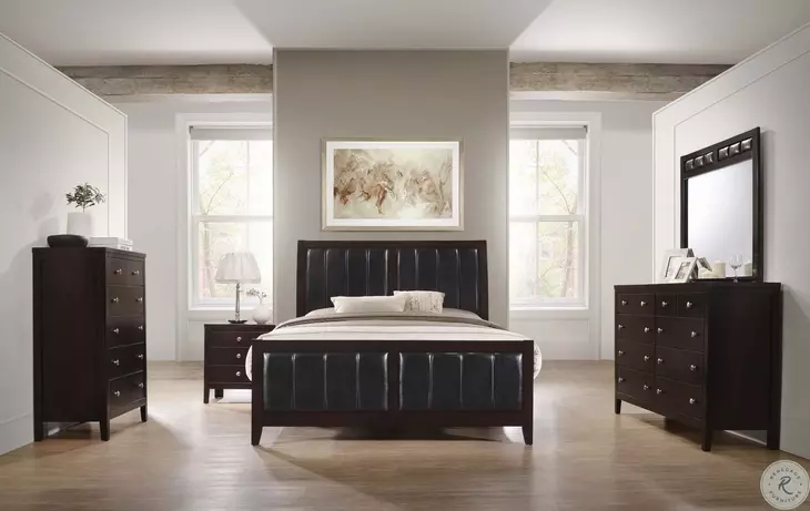 Luke Antique Black Nightstand