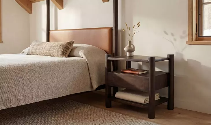 Devin Brown 1 Drawer Open Nightstand