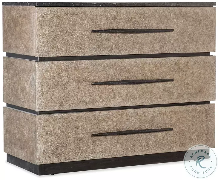 Layered Black And Light Brown Chest