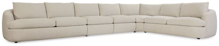 Jules Beige 5 Piece Sectional