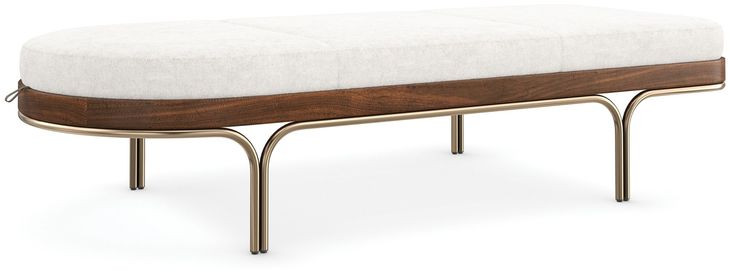 Rhythm Sun Drenched Oak and Lucent Bronze Upholstered Platform Bedroom Set