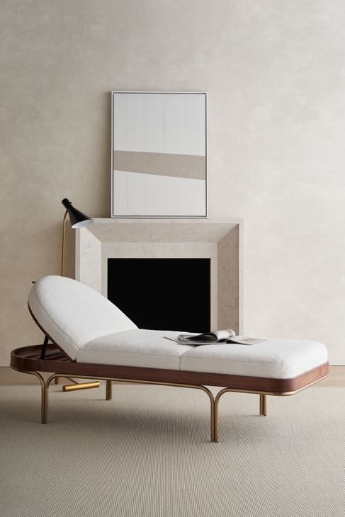 Rhythm Beige 76" Chaise