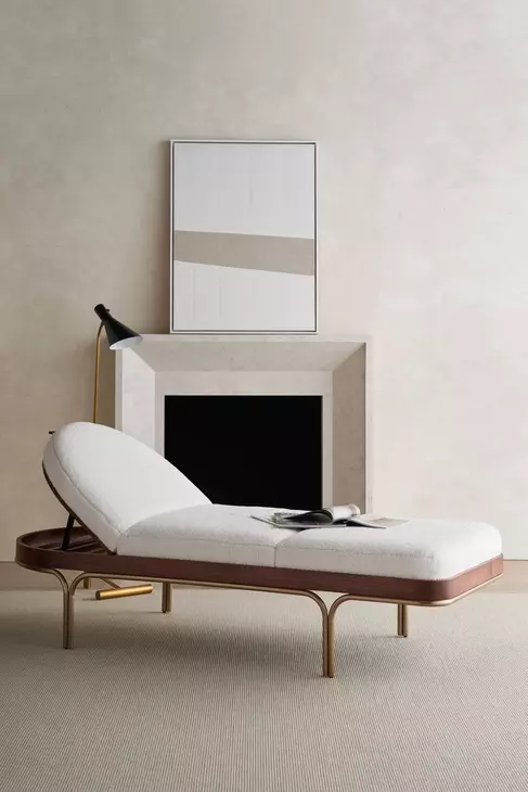 Rhythm Beige 76" Chaise