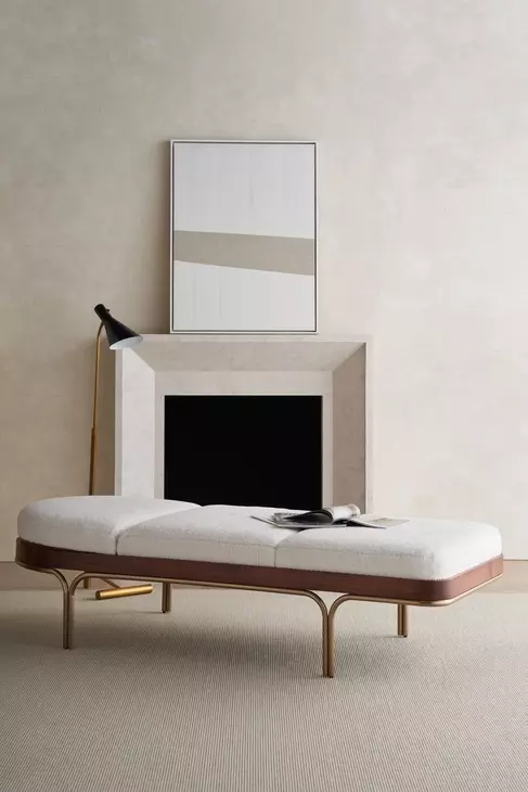 Rhythm Beige 76" Chaise