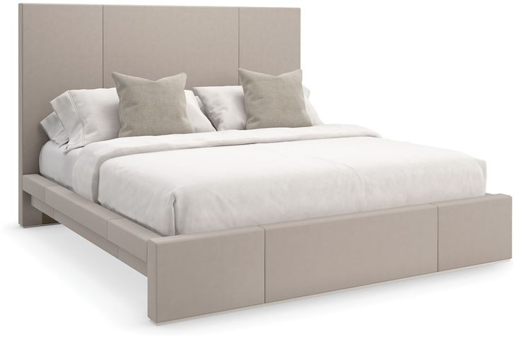 Balance Putty Upholstered King Platform Bed