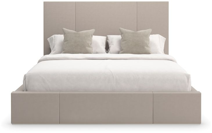 Balance Putty Upholstered King Platform Bed