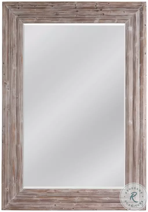 Cornwall Grey Rectangular Floor Mirror