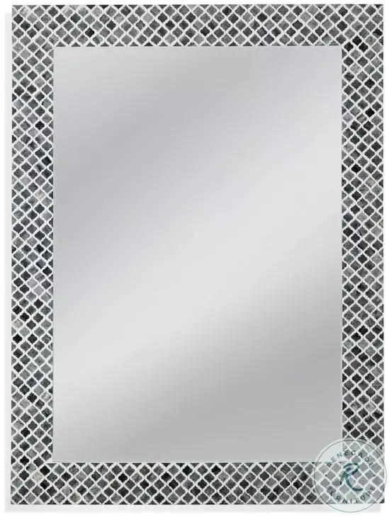 Henn Black And White Wall Mirror