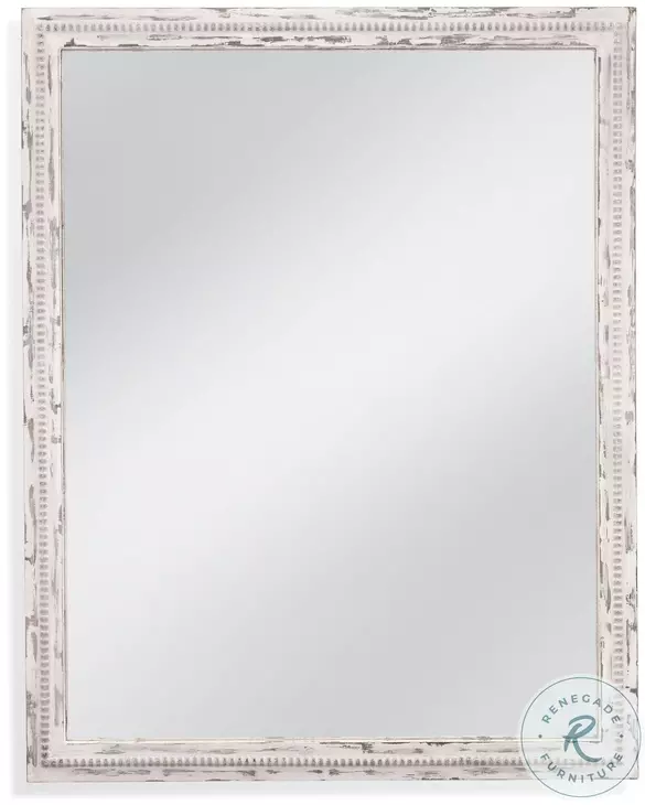Tuolumene Antique White Wall Mirror