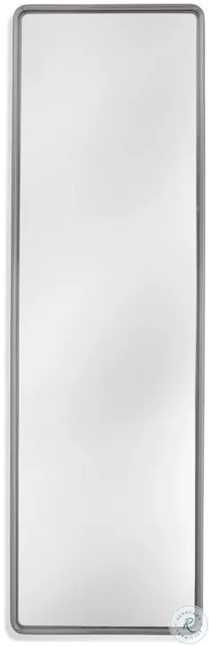 Vinca Rubbed Stainless Floor Mirror