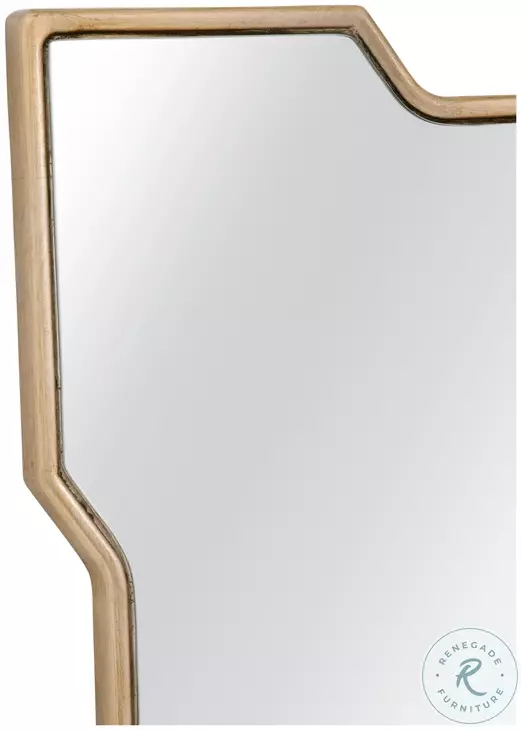 Trident Gold Leaf Wall Mirror