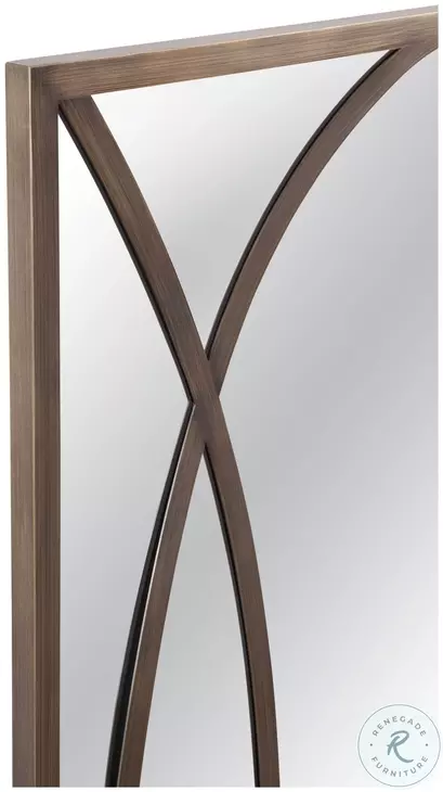 Lattice Bronze Wall Mirror