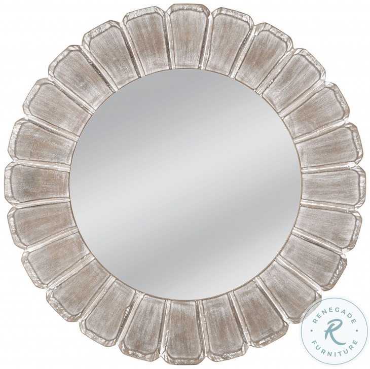Lapus Whitewash Wall Mirror From Bassett Mirror Coleman Furniture