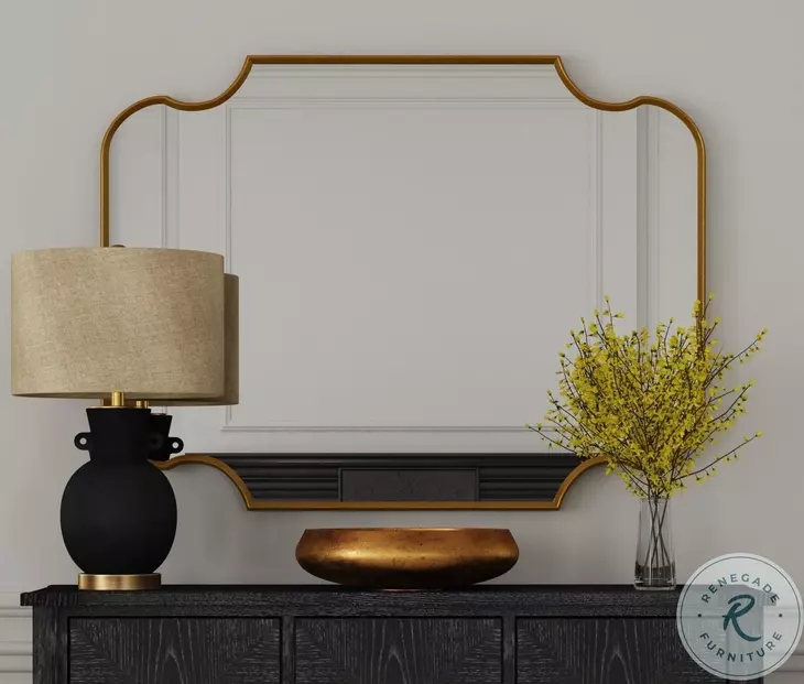 Lyenda Gold Leaf Wall Mirror