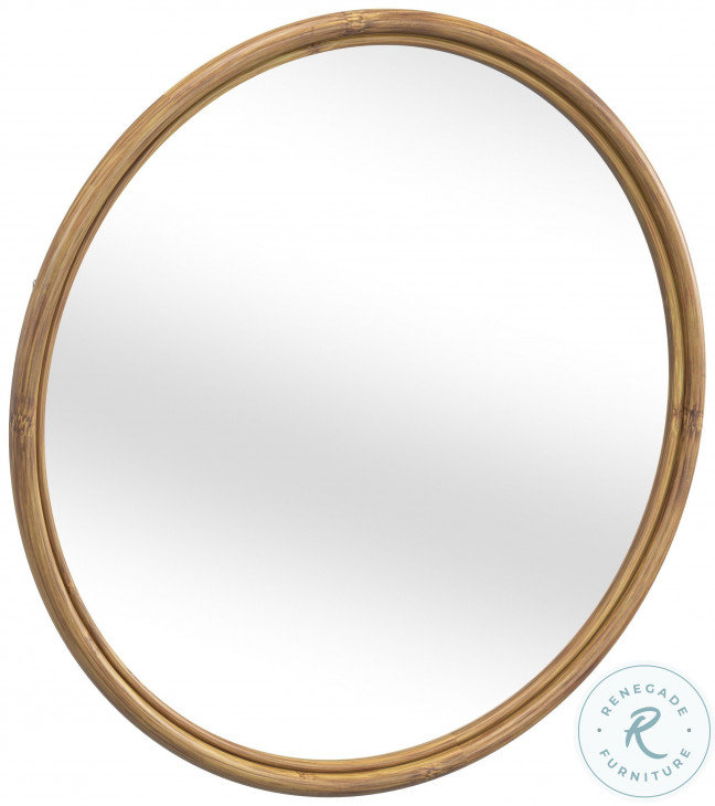 Certa Natural Wall Mirror From Bassett Mirror | Coleman Furniture