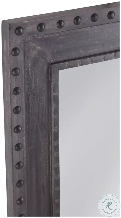 Shiva Dark Gray Wall Mirror