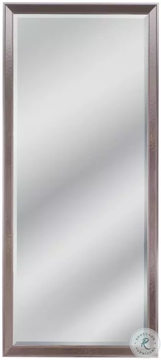 Sophie Sleek Silver Floor Mirror