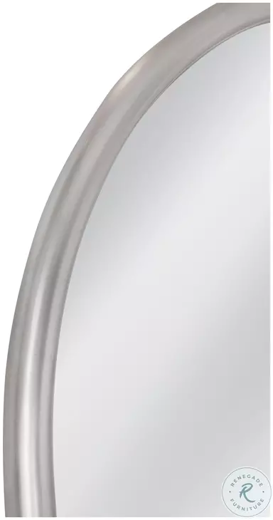 Malia Silver Leaf Floor Mirror
