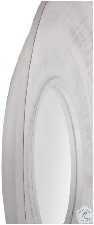 Ocean Distressed White Wall Mirror