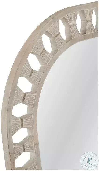 Enya Whitewash Wall Mirror